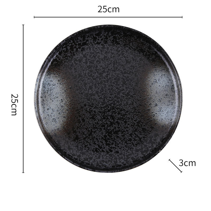 Japanese Tableware Net Red Ins High Level Sense Ceremony Steak Plate Home Light Luxury Breakfast Plate Western Plate