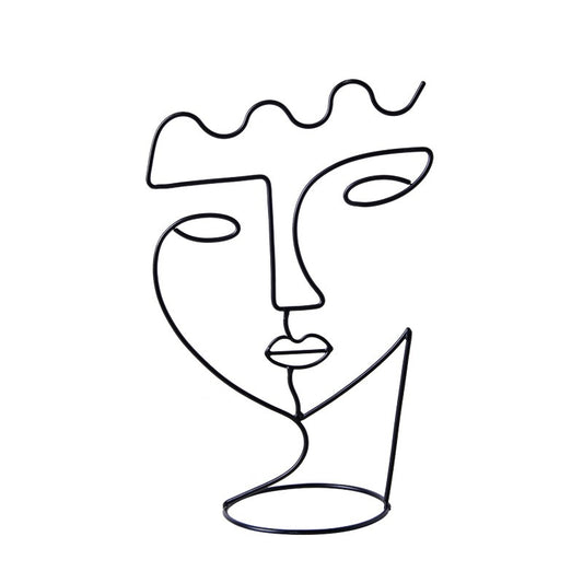 Abstract Iron Art Portrait