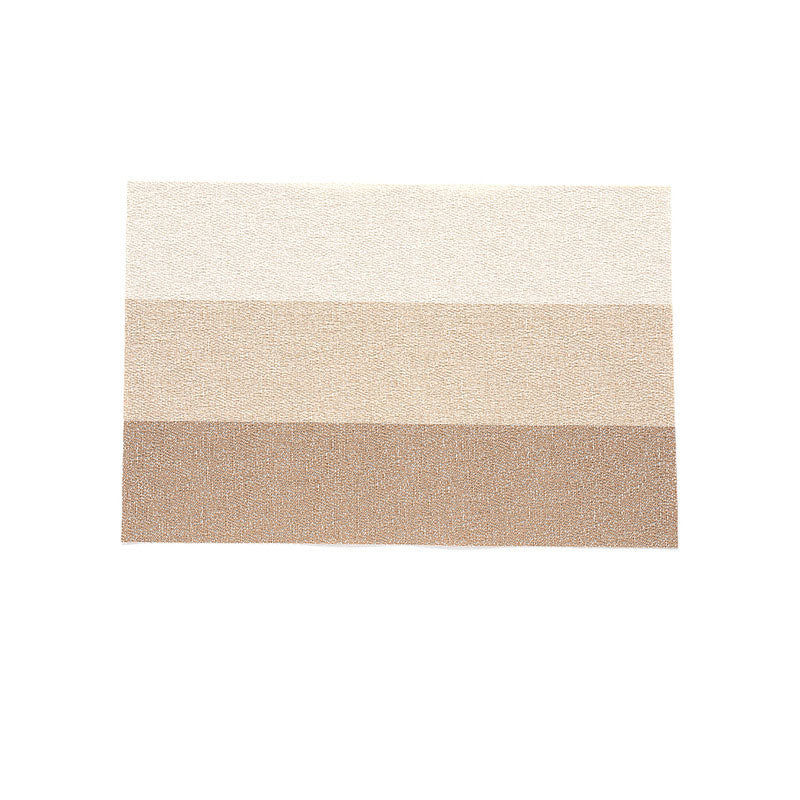 Simple Placemats PVC Non-Slip Heat Insulation European-Style PVC Table Mats Disposable Environmental Protection Dishes Western Placemats