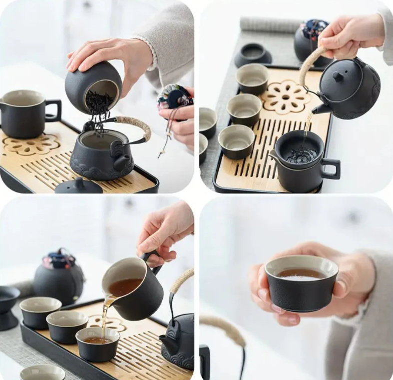 Travel Gongfu Tea Set – 14 Pieces