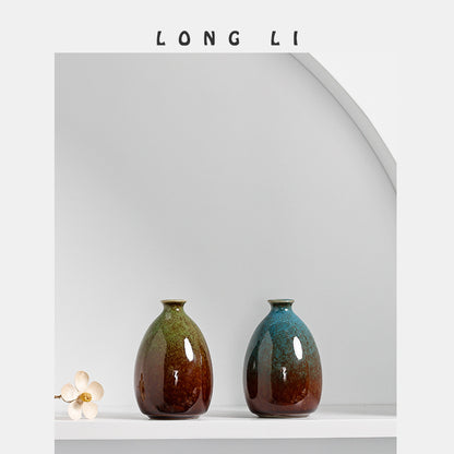 Mini Glazed Ceramic Bud Vase