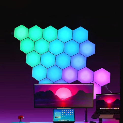 Smart Hexagon Wall Lights