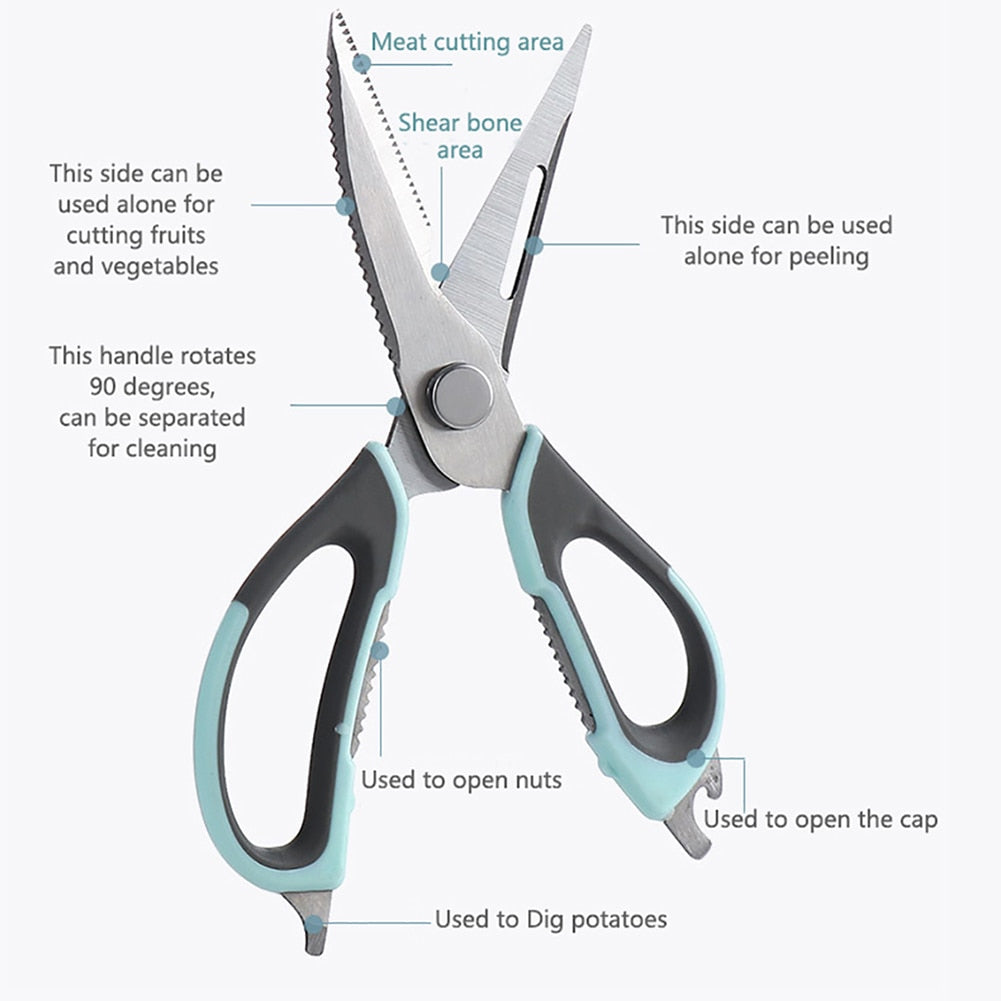 Kitchen Scissors with Magnetic Cover