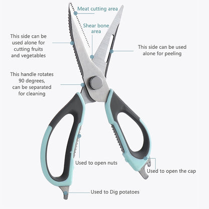 Kitchen Scissors with Magnetic Cover