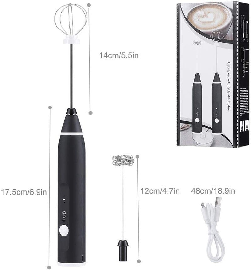 Handheld Milk Frother & Whisk Set