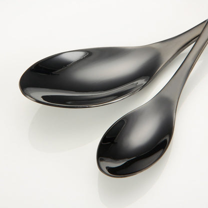Caya Black Stainless Steel Cutlery Set