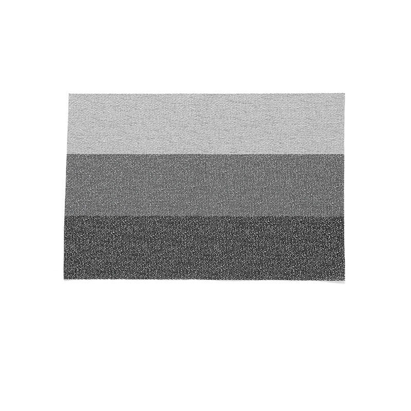 Simple Placemats PVC Non-Slip Heat Insulation European-Style PVC Table Mats Disposable Environmental Protection Dishes Western Placemats