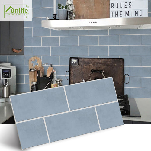Funlife City Lights Thickened Brick Stickers Home Renovation Kitchen Stove Decoration Self-Adhesive Wall Stickers