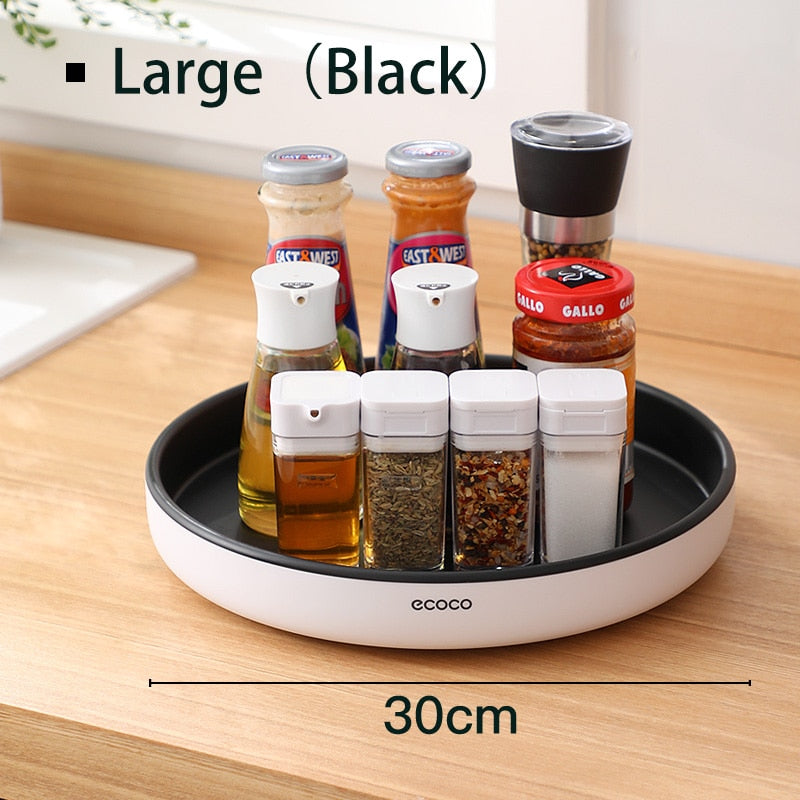Rotating Condiment Storage Rack
