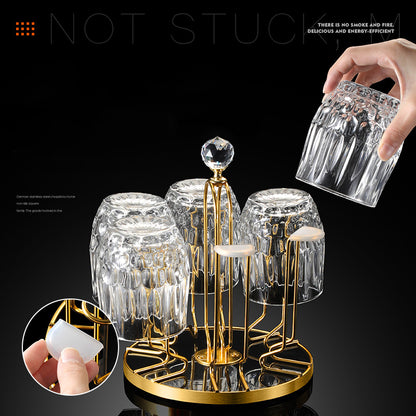 Rotating Glass Drying Rack