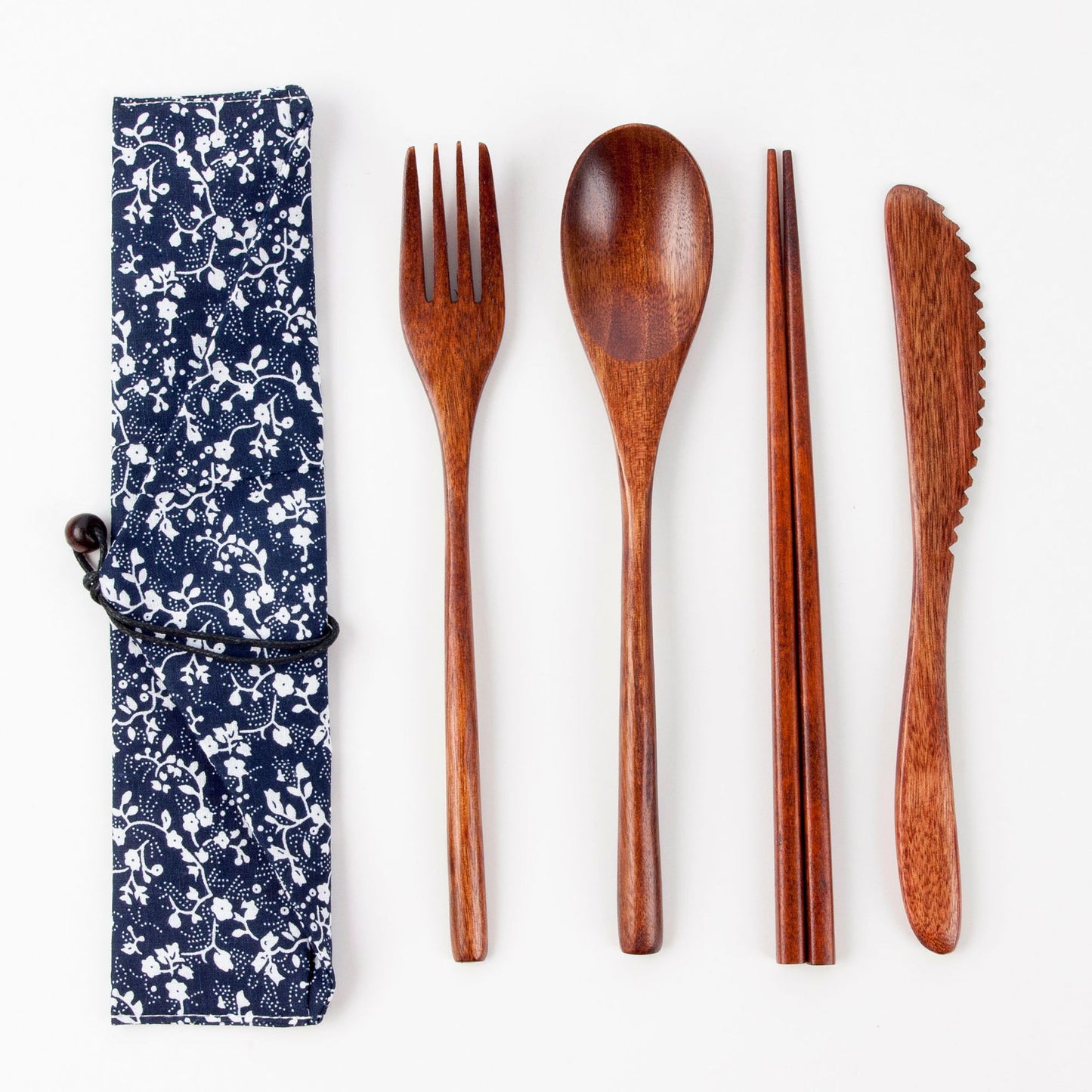 Japanese Style Long Handled Spoons, Forks, Chopsticks, Three Piece Set Of Wooden Portable Tableware, Chopsticks, Spoons, Set