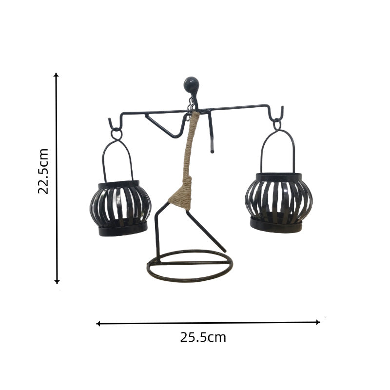 Wrought Iron Candle Holder