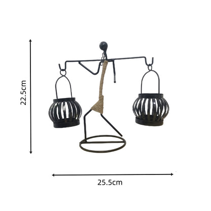 Wrought Iron Candle Holder