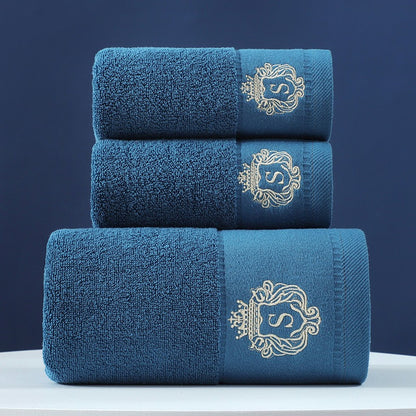Cotton Bath & Hand Towels – Set of 3