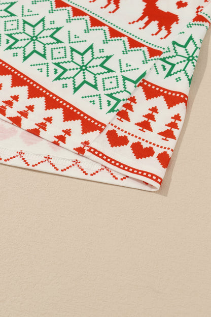 Reindeer Print Lounge Set