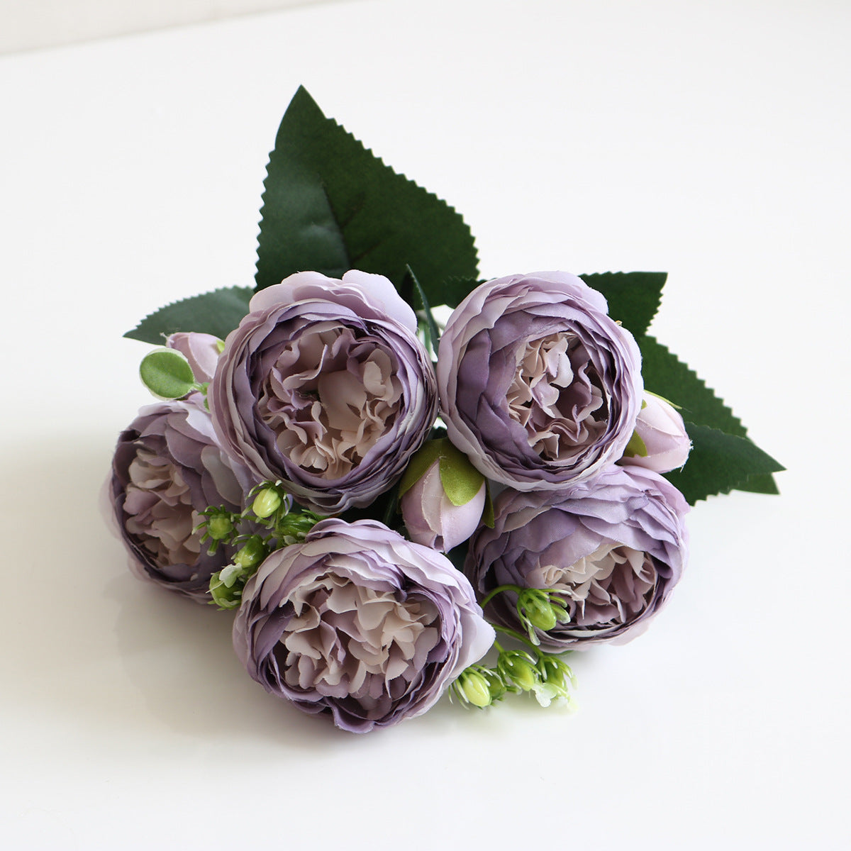 5 Small Peonies Korean Small Bouquets 5 Philips Rose Simulation Flowers Household Wedding Rose Bouquets