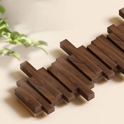 Coat Racks Wall Hanging Wall Entry Door Porch Hanging Scarf Coat Rack Perforated Solid Wood Creative Piano Keys Clothes Hook