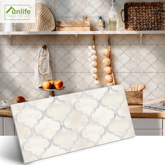 Funlife Elegant Style Thickened Brick Stickers American-Style New Kitchen Wall Decoration Waterproof Self-Adhesive