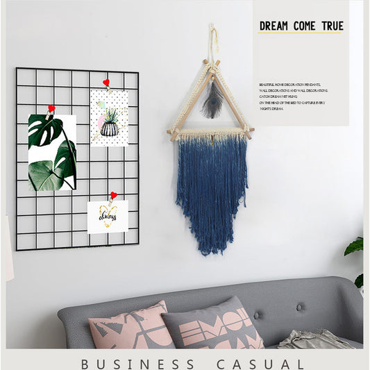 Peacock Feather Woven Wall Tapestry