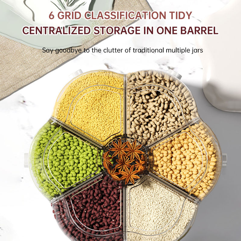 Rotating Divided Grain Storage Box