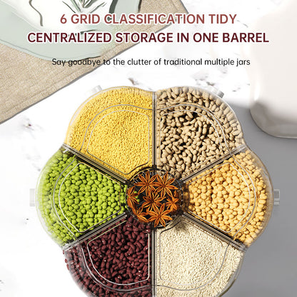 Rotating Divided Grain Storage Box