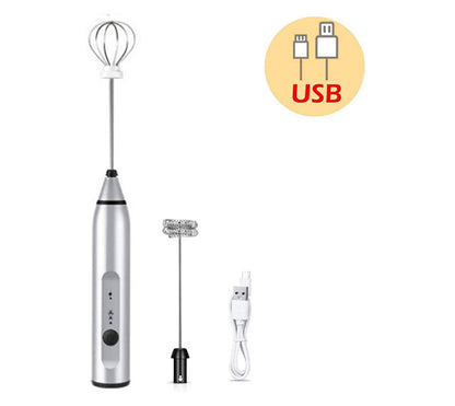 Handheld Milk Frother & Whisk Set