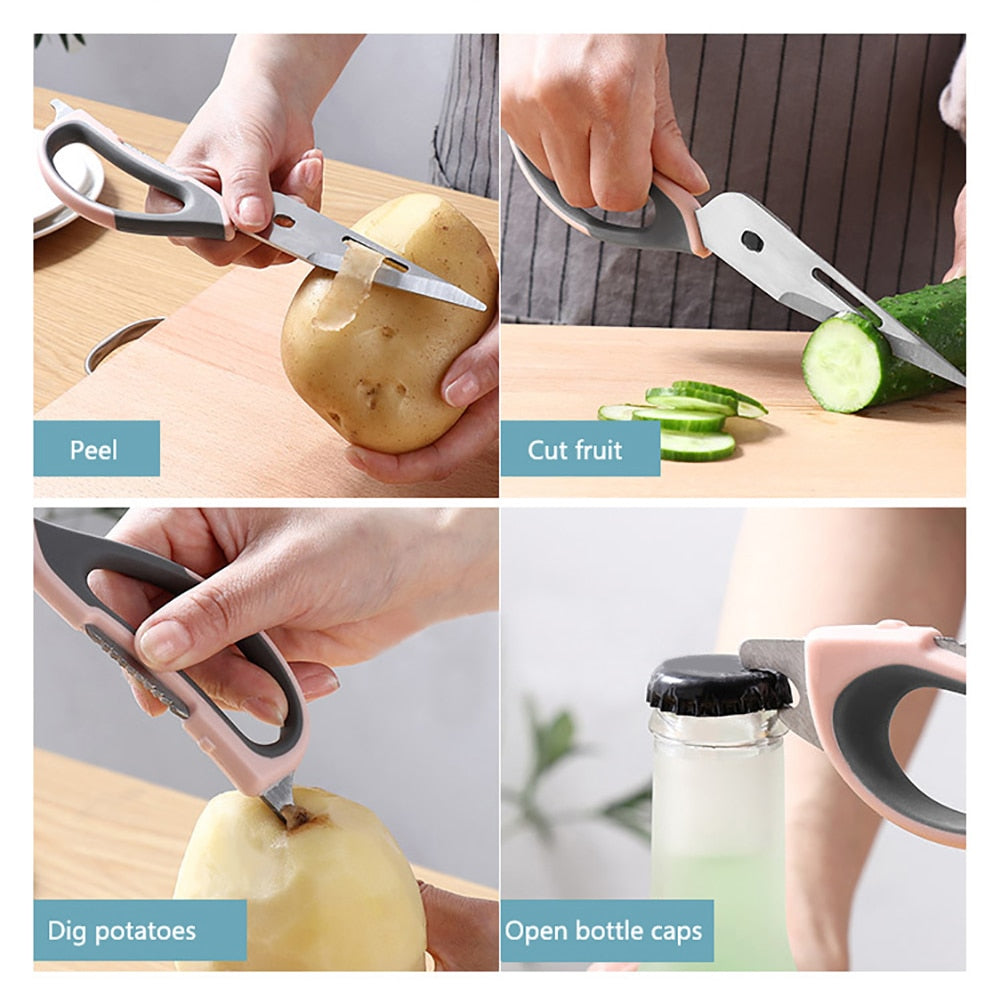 Kitchen Scissors with Magnetic Cover