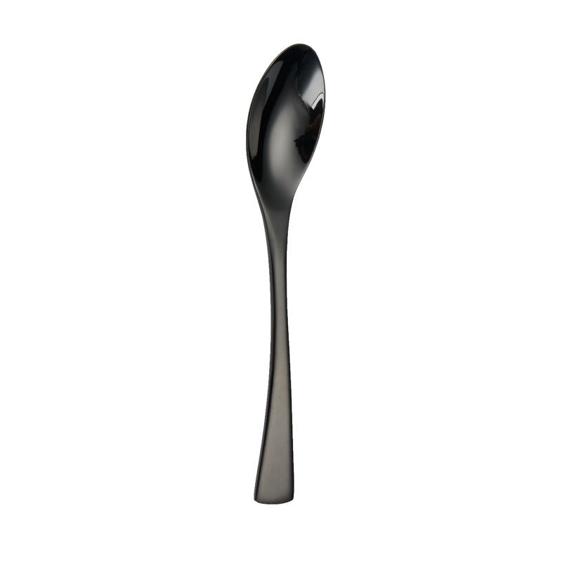 Caya Black Stainless Steel Cutlery Set