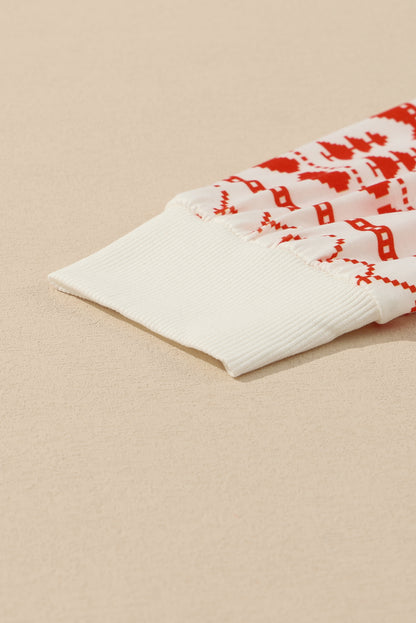 Reindeer Print Lounge Set