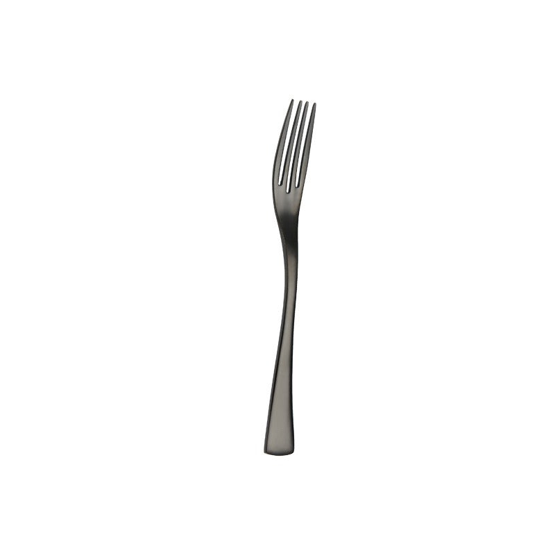 Caya Black Stainless Steel Cutlery Set