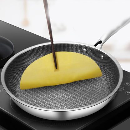 Stainless Steel Honeycomb Frying Pan