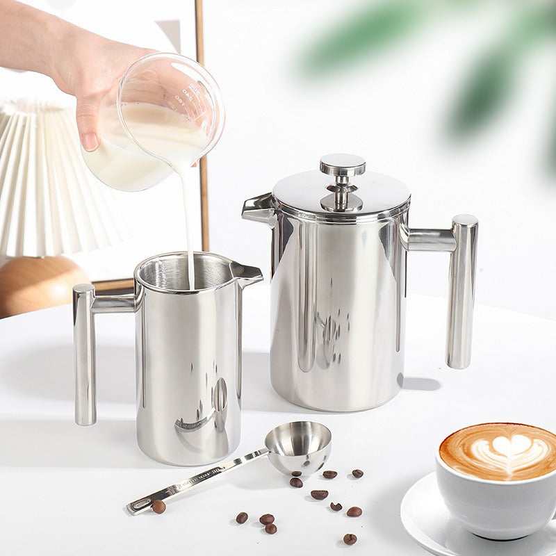 Double-Walled Stainless Steel French Press