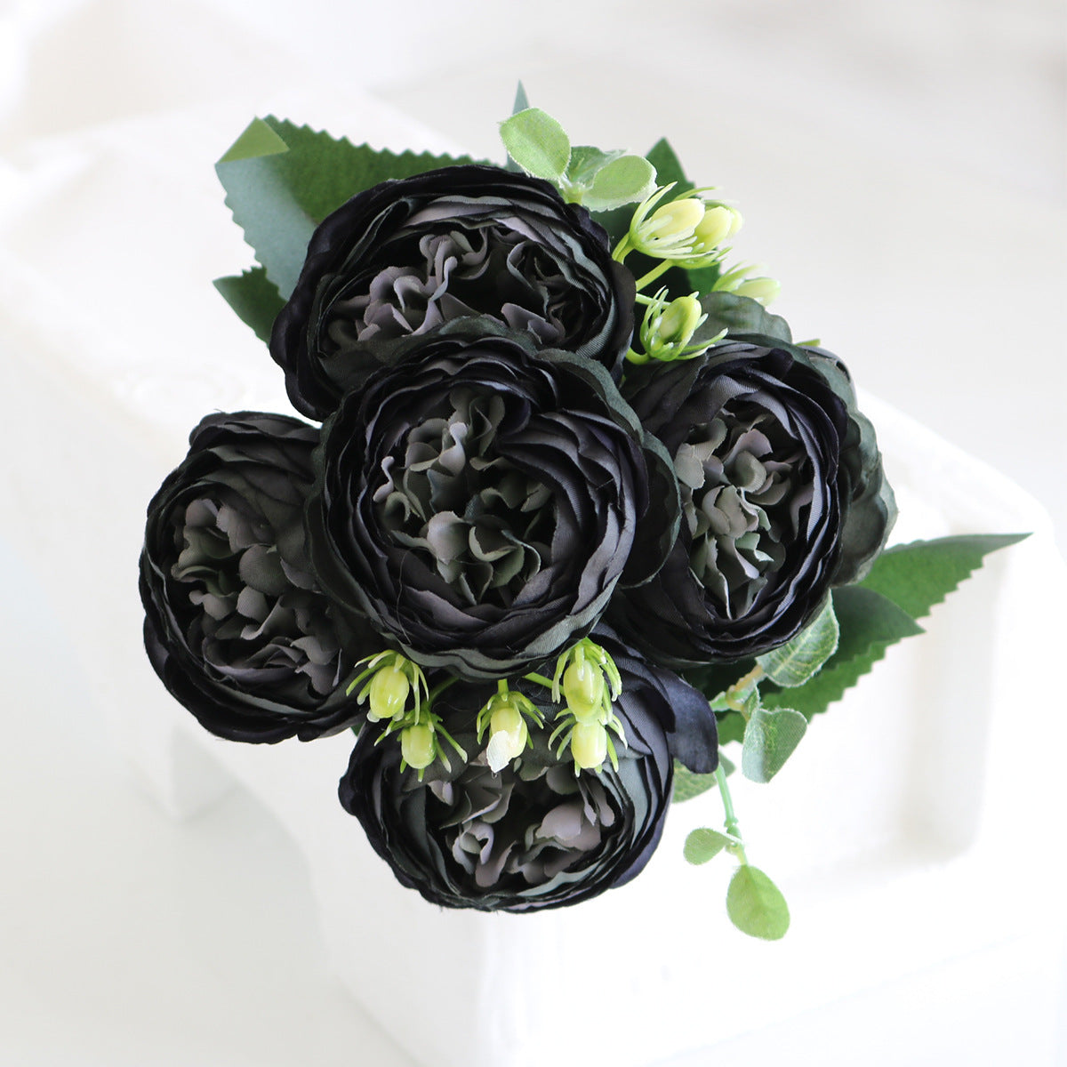 5 Small Peonies Korean Small Bouquets 5 Philips Rose Simulation Flowers Household Wedding Rose Bouquets