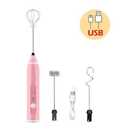 Handheld Milk Frother & Whisk Set