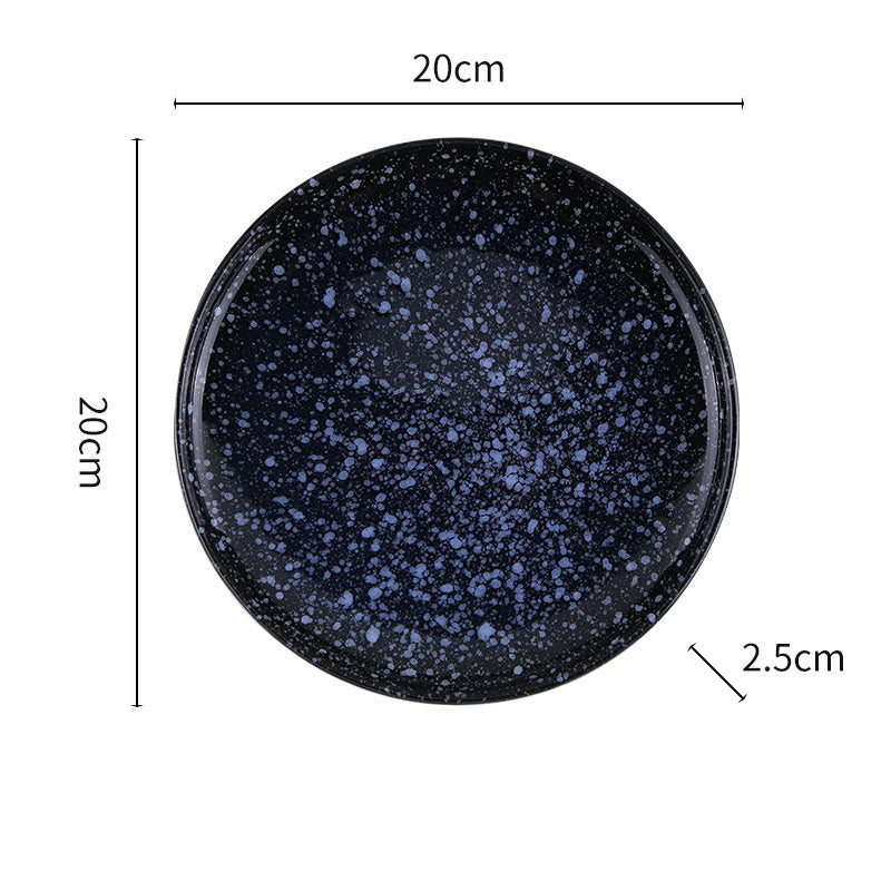 Japanese Tableware Net Red Ins High Level Sense Ceremony Steak Plate Home Light Luxury Breakfast Plate Western Plate