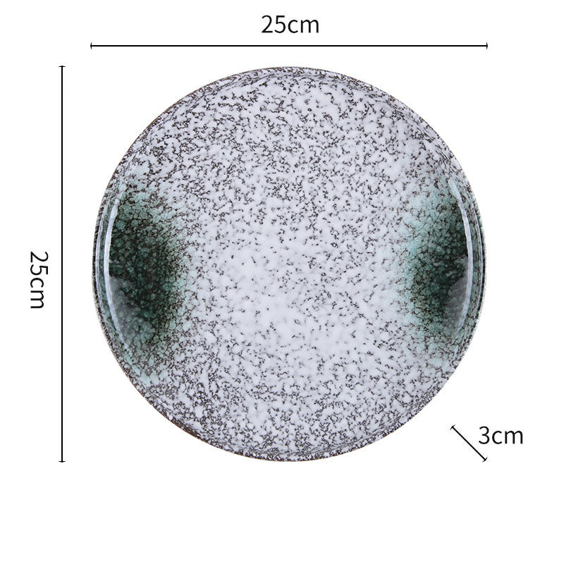 Japanese Tableware Net Red Ins High Level Sense Ceremony Steak Plate Home Light Luxury Breakfast Plate Western Plate