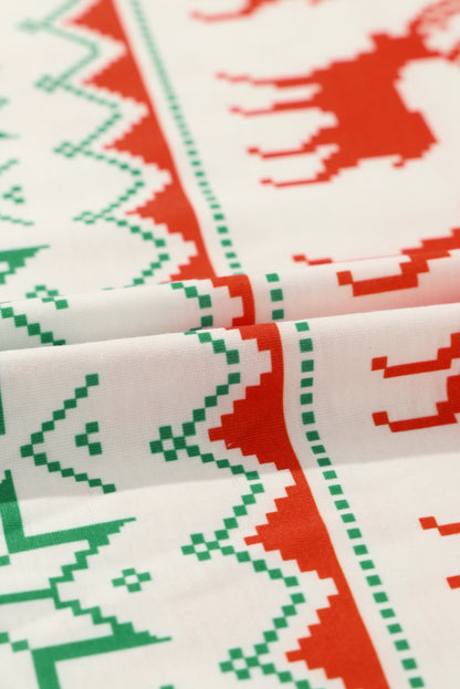 Reindeer Print Lounge Set