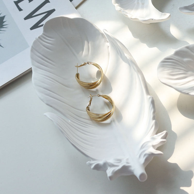 Feather-Shaped Gypsum Tray