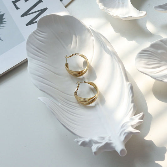 Feather-Shaped Gypsum Tray
