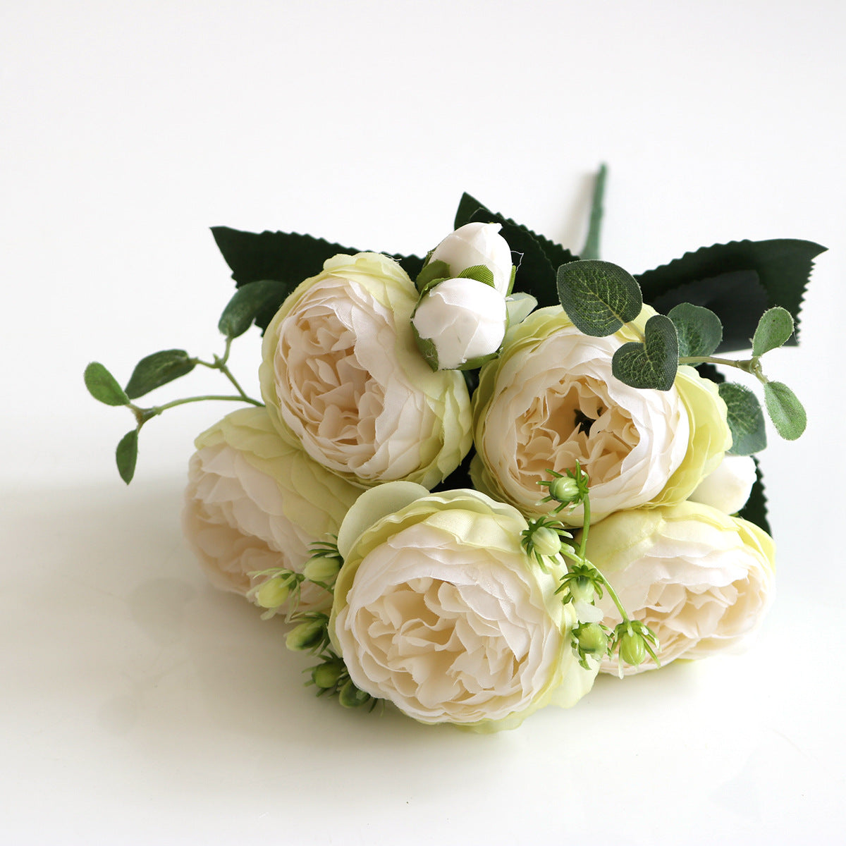 5 Small Peonies Korean Small Bouquets 5 Philips Rose Simulation Flowers Household Wedding Rose Bouquets