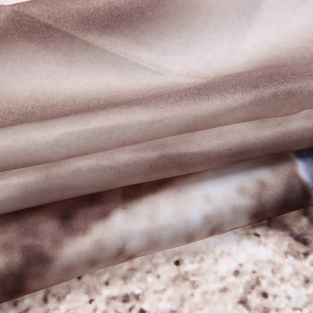 Sand & Stone Print Shower Curtain