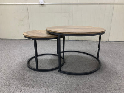Round Nesting Coffee Tables – Set of 2