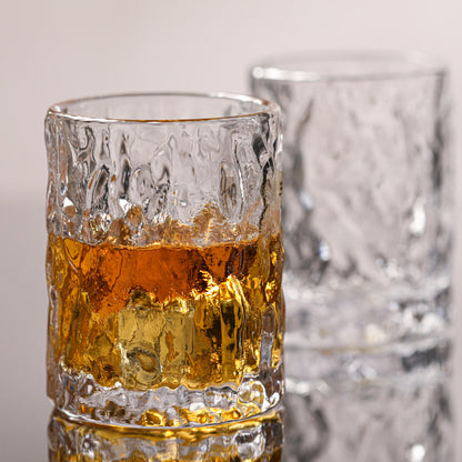 Hammered Glass Tumbler