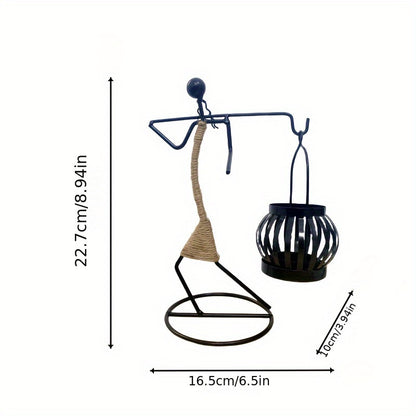 Wrought Iron Candle Holder