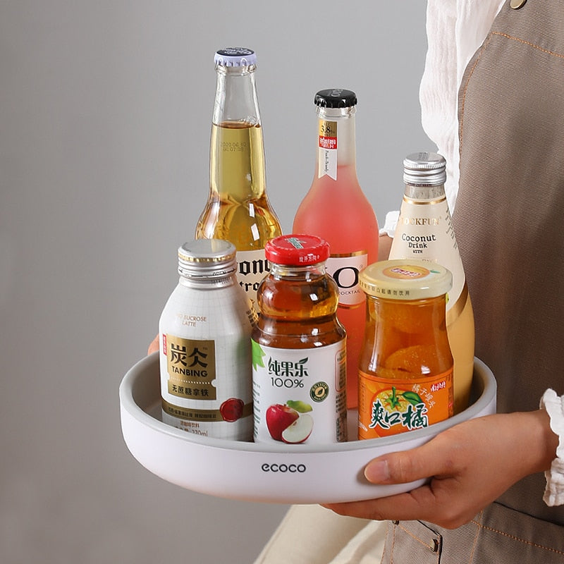 Rotating Condiment Storage Rack