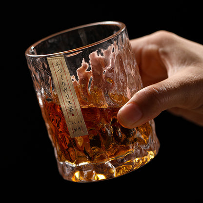 Hammered Glass Tumbler
