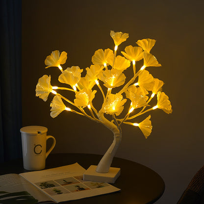 Fiber Optic Tree Light LED Party Decoration Glow Tree Thanksgiving Indoor Outdoor Landscape Home Decor Light Tree Lamp