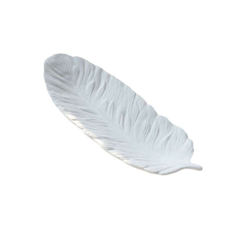 Feather-Shaped Gypsum Tray
