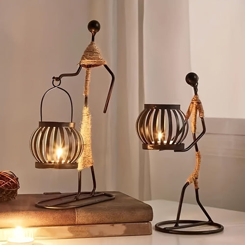 Wrought Iron Candle Holder