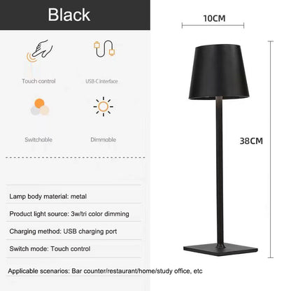 Rechargeable Touch Table Lamp